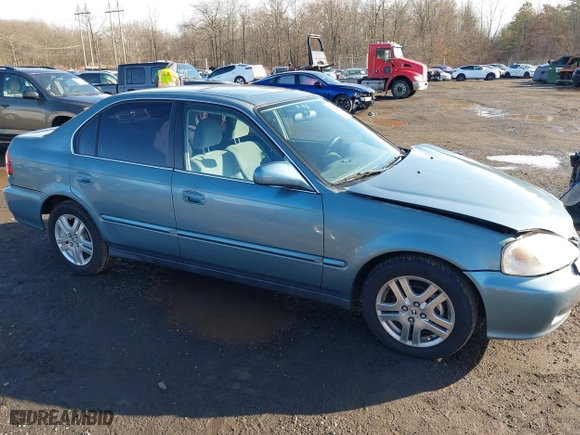 2000 Honda Civic EX with VIN 1HGEJ8649YL047194, listed as a IAAI auction lot 41526765 with 127,697 mi miles. Bid and sale history available at carsss.com. Image 13.