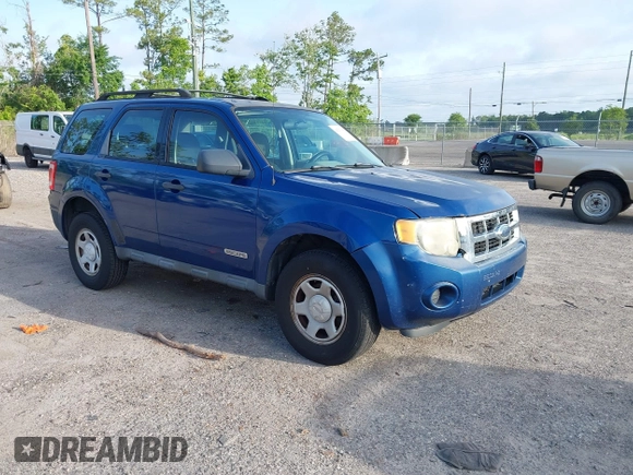 2008 Ford Escape XLS with VIN 1FMCU02ZX8KB02298, listed as a IAAI auction lot 42279177 with 184,505 mi miles and . Bid and sale history available at DreamBid. Image 1.