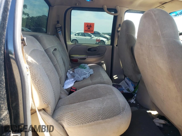 2001 Ford F-150 XLT with VIN 1FTRW07L81KE00951, listed as a Copart auction lot 57348535 with Not provided miles and Salvage title. Bid and sale history available at DreamBid. Image 10.