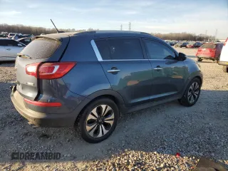 2013 Kia Sportage SX with VIN KNDPCCA61D7511496, listed as a Copart auction lot 87846595 with 171,733 mi miles and Salvage Title. Bid and sale history available at carsss.com. Image 3.