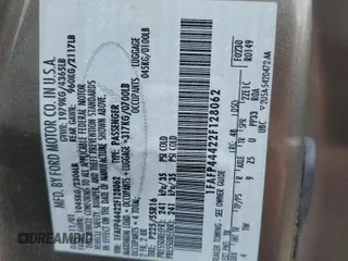 2002 Ford Mustang Deluxe с VIN 1FAFP44422F128062, выставлен на аукционе Copart как лот 57081075 с пробегом 85 392 миль миль и Чистый • Clean title. История ставок и продаж доступна на DreamBid. Изображение 12.