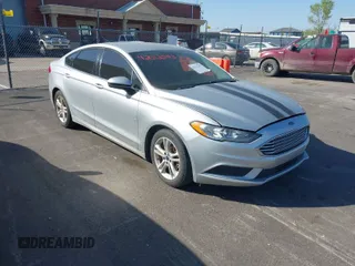 2018 Ford Fusion SE with VIN 3FA6P0H72JR117545, listed as a IAAI auction lot 42012543 with 147,214 mi miles. Bid and sale history available at carsss.com. Image 1.