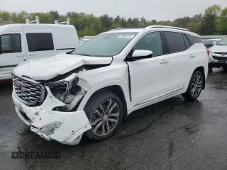 2018 GMC Terrain Denali z VIN 3GKALXEX1JL241147, wystawiony jako Copart lot #55598125 z przebiegiem 93 404 mil mil oraz Szkoda całkowita • Salvage title. Historia ofert i sprzedaży dostępna na DreamBid. Obrazek 1.