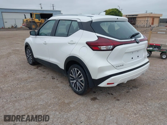 2023 Nissan Kicks SV with VIN 3N1CP5CV2PL470060, listed as a IAAI auction lot 42442763 with 35,827 mi miles and . Bid and sale history available at DreamBid. Image 3.