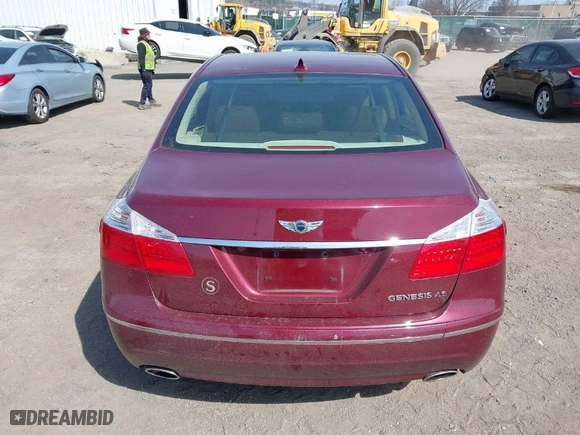 2011 Hyundai Genesis with VIN KMHGC4DF2BU124838, listed as a IAAI auction lot 41792783 with NaN miles. Bid and sale history available at carsss.com. Image 16.