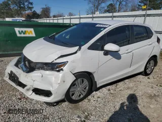 2019 Honda Fit LX with VIN 3HGGK5H49KM718810, listed as a Copart auction lot 50524045 with 54,767 mi miles and Salvage title. Bid and sale history available at DreamBid. Image 1.