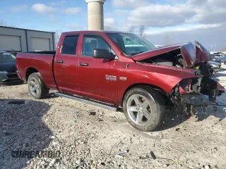 2018 Ram 1500 Express with VIN 1C6RR7FT3JS277908, listed as a Copart auction lot 51760535 with 163,395 mi miles and Salvage title. Bid and sale history available at DreamBid. Image 4.