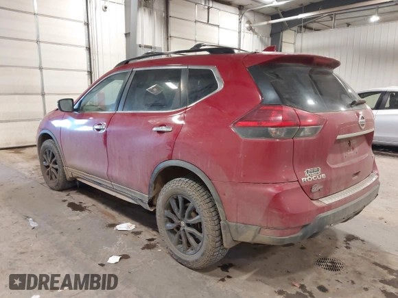 2017 Nissan Rogue SL with VIN 5N1AT2MV1HC828349, listed as a IAAI auction lot 41607853 with 155,061 mi miles. Bid and sale history available at carsss.com. Image 3.