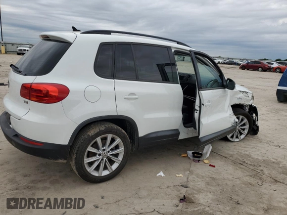 2017 Volkswagen Tiguan S with VIN WVGAV7AX6HK051668, listed as a Copart auction lot 55652795 with 83,109 mi miles and Clean Title. Bid and sale history available at DreamBid. Image 3.