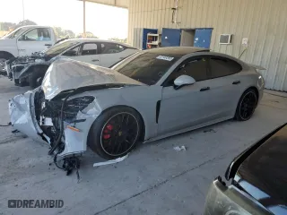 2019 Porsche Panamera GTS with VIN WP0AG2A77KL139387, listed as a Copart auction lot 41153293 with 0 mi miles and Salvage Title. Bid and sale history available at carsss.com. Image 1.