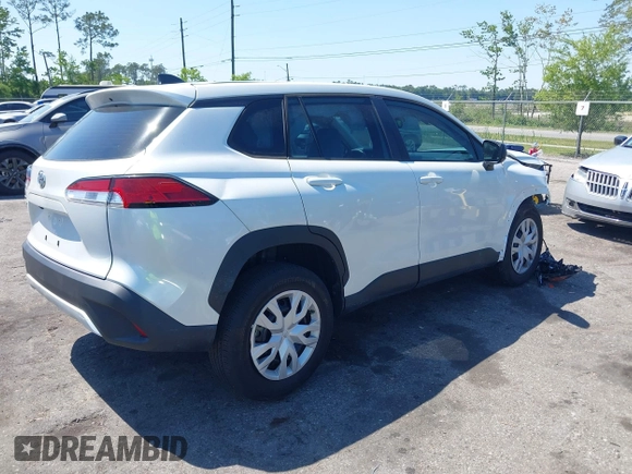 2023 Toyota Corolla Cross L with VIN 7MUAAAAG9PV040481, listed as a IAAI auction lot 42059462 with 8,891 mi miles and . Bid and sale history available at DreamBid. Image 4.