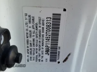 2002 Honda S2000 с VIN JHMAP11452T008313, выставлен на аукционе Copart как лот 88291835 с пробегом 158 750 миль миль и Чистый • Clean title. История ставок и продаж доступна на DreamBid. Изображение 12.