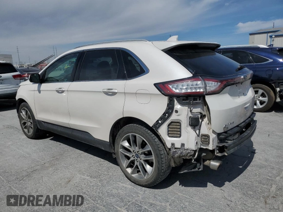 2016 Ford Edge Titanium with VIN 2FMPK3K97GBC51916, listed as a Copart auction lot 47850934 with 94,035 mi miles and Salvage Title. Bid and sale history available at carsss.com. Image 2.