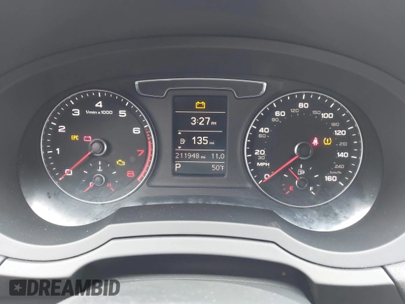 2017 Audi Q3 Premium with VIN WA1ECCFS7HR014647, listed as a IAAI auction lot 42023588 with 211,948 mi miles. Bid and sale history available at carsss.com. Image 7.