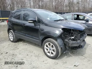 2020 Ford EcoSport SE with VIN MAJ6S3GL3LC327829, listed as a Copart auction lot 49711485 with 42,396 mi miles and Salvage Title. Bid and sale history available at carsss.com. Image 4.