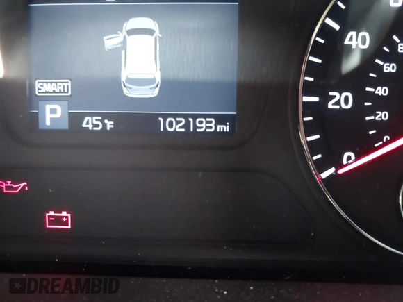 2019 Kia Sorento LX with VIN 5XYPGDA30KG559460, listed as a IAAI auction lot 42006148 with 102,193 mi miles. Bid and sale history available at carsss.com. Image 16.