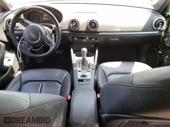 2016 Audi A3 2.0T Premium with VIN WAUB8GFFXG1060519, listed as a Copart auction lot 53621633 with 40,896 mi miles. Bid and sale history available at carsss.com. Image 8.
