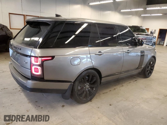 2021 Land Rover Range Rover with VIN SALGR2SU0MA442737, listed as a Copart auction lot 88793625 with 42,356 mi miles and Clean title. Bid and sale history available at DreamBid. Image 3.
