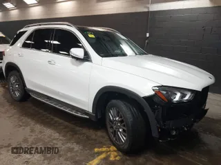 2021 Mercedes-Benz GLE 350 with VIN 4JGFB4KB3MA389495, listed as a IAAI auction lot 41717074 with 26,051 mi miles and . Bid and sale history available at DreamBid. Image 1.