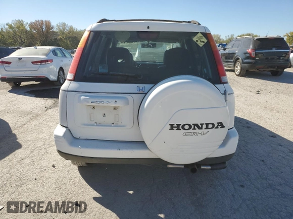 2000 Honda CR-V SE with VIN JHLRD1877YS015584, listed as a Copart auction lot 76346194 with 234,950 mi miles and Salvage Title. Bid and sale history available at carsss.com. Image 6.
