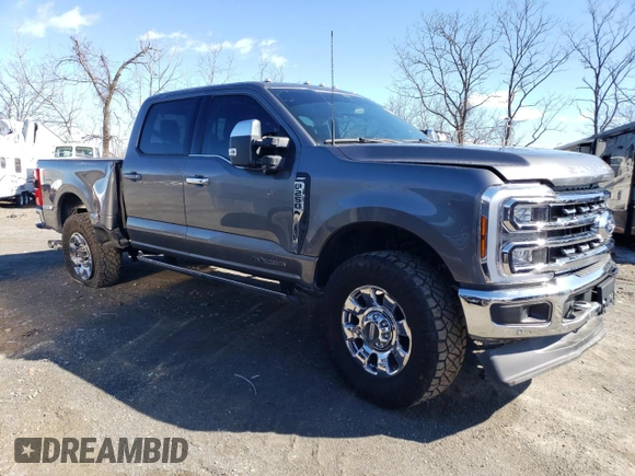 2024 Ford Super Duty F-250 SRW XL with VIN 1FT8W2BT3RED59377, listed as a Copart auction lot 46786285 with 17,580 mi miles and Salvage Title. Bid and sale history available at carsss.com. Image 4.
