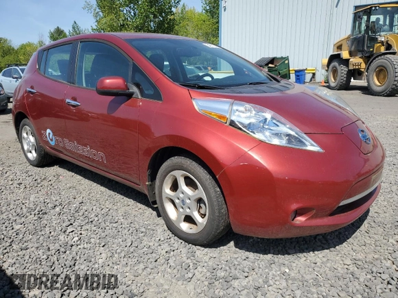 2013 Nissan LEAF SV with VIN 1N4AZ0CP1DC404079, listed as a Copart auction lot 54011245 with 76,944 mi miles and Clean Title. Bid and sale history available at carsss.com. Image 4.