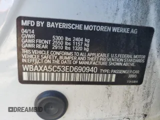 2014 BMW 5 Series 535d z VIN WBAXA5C53ED690940, wystawiony jako Copart lot #56227535 z przebiegiem 277 538 mil mil oraz Czysty tytuł • Clean title. Historia ofert i sprzedaży dostępna na DreamBid. Obrazek 12.