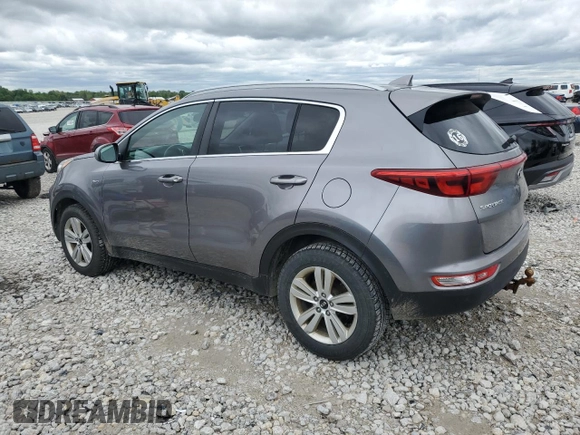 2017 Kia Sportage LX z VIN KNDPMCAC6H7183873, wystawiony jako Copart lot #58050925 z przebiegiem 116 754 mil mil oraz Czysty tytuł • Clean title. Historia ofert i sprzedaży dostępna na DreamBid. Obrazek 2.