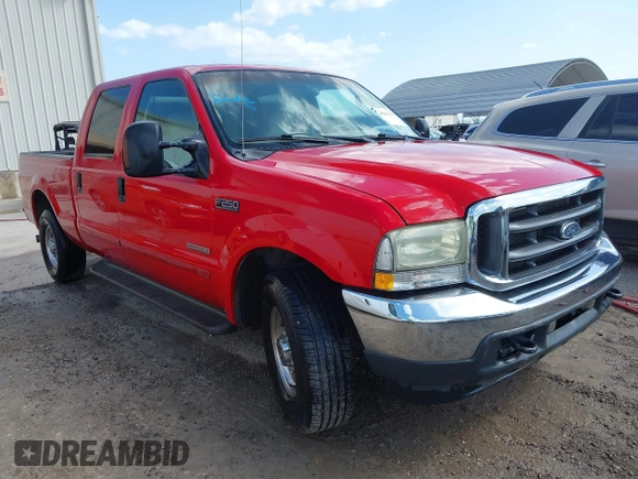 2004 Ford F-250 XL with VIN 1FTNW20P54EB90402, listed as a IAAI auction lot 42610346 with 2,485,171 mi miles and . Bid and sale history available at DreamBid. Image 1.