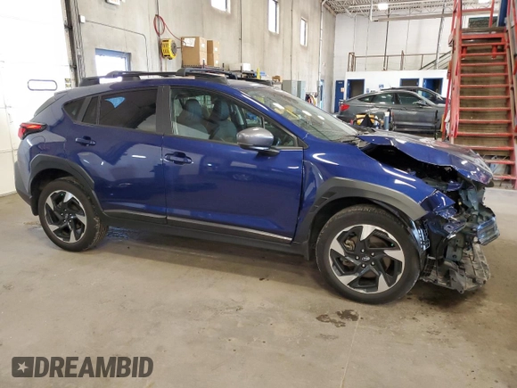 2024 Subaru Crosstrek Limited с VIN 4S4GUHL68R3761349, выставлен на аукционе Copart как лот 58332875 с пробегом 25 721 миль миль и Списание • Salvage title. История ставок и продаж доступна на DreamBid. Изображение 4.
