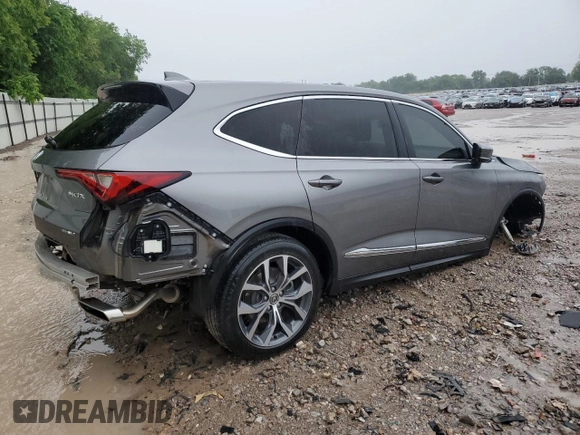 2023 Acura MDX Technology z VIN 5J8YE1H45PL003309, wystawiony jako Copart lot #54573035 z przebiegiem Nie podano mil oraz Szkoda całkowita • Salvage title. Historia ofert i sprzedaży dostępna na DreamBid. Obrazek 3.