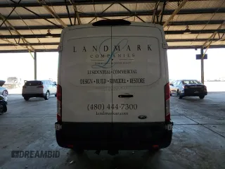 2018 Ford Transit with VIN 1FTYE2CV5JKA32231, listed as a Copart auction lot 54868154 with 164,468 mi miles and Salvage title. Bid and sale history available at DreamBid. Image 6.