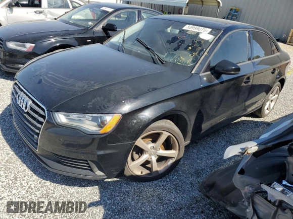 2016 Audi A3 Premium with VIN WAUB8GFF6G1117346, listed as a Copart auction lot 55999075 with Not Provided miles and Clean Title. Bid and sale history available at DreamBid. Image 1.