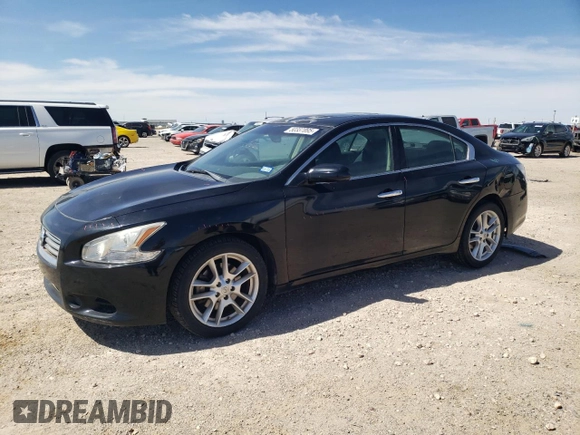 2014 Nissan Maxima S with VIN 1N4AA5AP8EC451084, listed as a Copart auction lot 50337895 with 76,202 mi miles and Salvage Title. Bid and sale history available at DreamBid. Image 1.