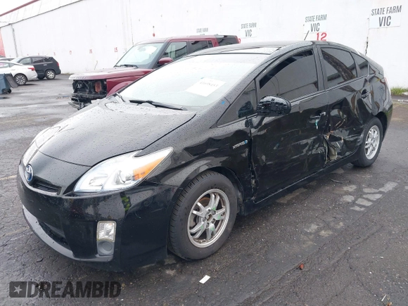 2010 Toyota Prius II with VIN JTDKN3DU0A0213542, listed as a IAAI auction lot 41698453 with 94,647 mi miles. Bid and sale history available at carsss.com. Image 18.