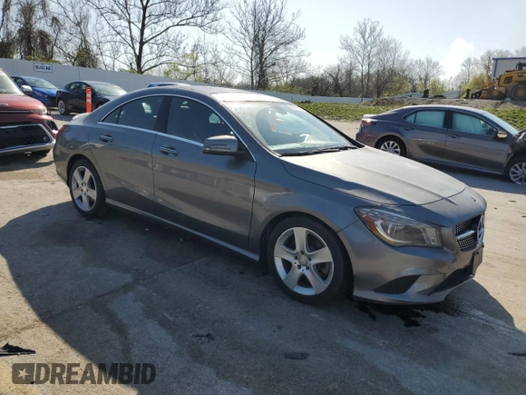 2015 Mercedes-Benz CLA 250 with VIN WDDSJ4EB0FN182842, listed as a Copart auction lot 51841195 with 14,190 mi miles and Clean Title. Bid and sale history available at DreamBid. Image 4.