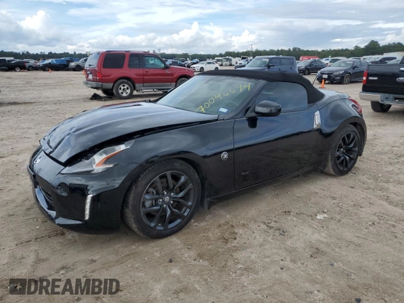 2019 Nissan 370Z Touring with VIN JN1AZ4FH7KM620115, listed as a Copart auction lot 70046694 with 77,683 mi miles and Salvage Title. Bid and sale history available at carsss.com. Image 1.