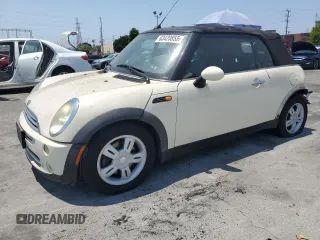 2007 MINI Convertible with VIN WMWRF33567TG17264, listed as a Copart auction lot 63420855 with 158,997 mi miles and Salvage title. Bid and sale history available at DreamBid. Image 1.