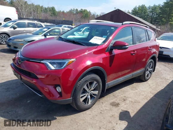 2018 Toyota RAV4 XLE with VIN 2T3RFREVXJW791889, listed as a IAAI auction lot 42021099 with 33,292 mi miles. Bid and sale history available at carsss.com. Image 2.