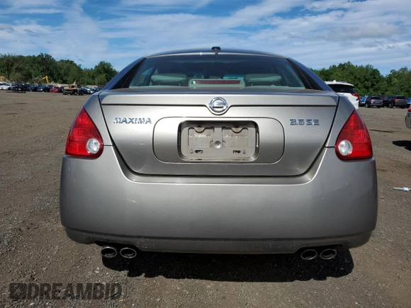 2005 Nissan Maxima SL with VIN 1N4BA41E55C870328, listed as a Copart auction lot 65104925 with 193,889 mi miles and Salvage title. Bid and sale history available at DreamBid. Image 6.