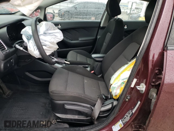 2017 Kia Forte LX with VIN 3KPFK4A75HE040455, listed as a Copart auction lot 85940524 with 158,902 mi miles and Non Repairable. Bid and sale history available at carsss.com. Image 7.