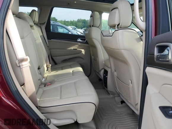 2017 Jeep Grand Cherokee Overland z VIN 1C4RJFCG5HC615878, wystawiony jako Copart lot #52087675 z przebiegiem 90 353 mil mil oraz Szkody całkowita. Historia ofert i sprzedaży dostępna na DreamBid. Obrazek 11.