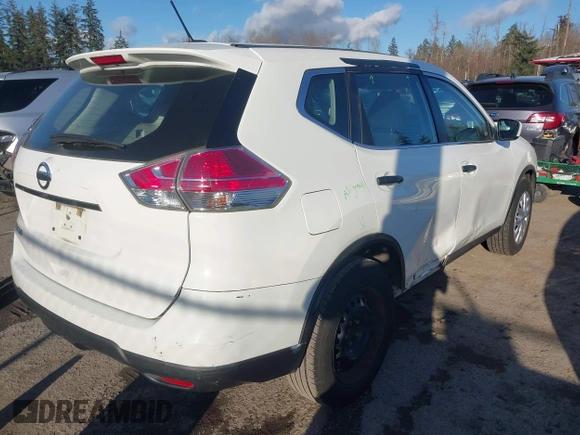 2016 Nissan Rogue SV with VIN 5N1AT2MT9GC810310, listed as a IAAI auction lot 41725006 with 108,755 mi miles. Bid and sale history available at carsss.com. Image 4.