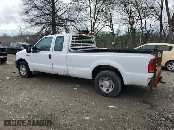 2006 Ford F-250 XL with VIN 1FTSX20506ED96521, listed as a Copart auction lot 53614185 with 105,180 mi miles and Clean title. Bid and sale history available at DreamBid. Image 2.