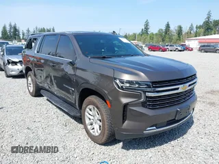 2021 Chevrolet Suburban LT with VIN 1GNSKCKD0MR254109, listed as a IAAI auction lot 42569011 with 82,465 mi miles and . Bid and sale history available at DreamBid. Image 1.