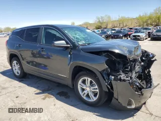 2021 GMC Terrain SLE with VIN 3GKALTEV8ML358946, listed as a Copart auction lot 55696405 with 59,927 mi miles and Salvage title. Bid and sale history available at DreamBid. Image 4.