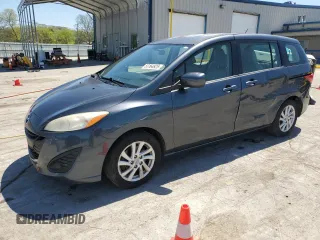2012 Mazda 5 Sport with VIN JM1CW2BL6C0105046, listed as a Copart auction lot 53164925 with 141,238 mi miles and Salvage Title. Bid and sale history available at carsss.com. Image 1.