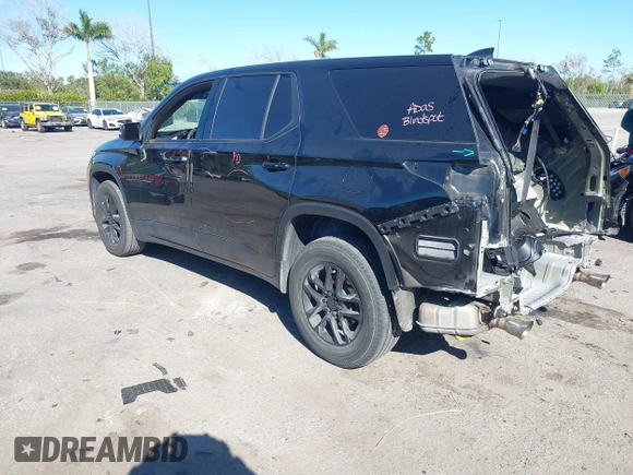 2022 Chevrolet Traverse LS with VIN 1GNERLKWXNJ191773, listed as a IAAI auction lot 41253110 with 64,622 mi miles. Bid and sale history available at carsss.com. Image 3.