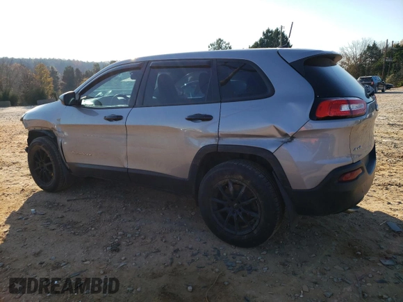 2016 Jeep Cherokee Altitude с VIN 1C4PJMAB7GW123868, выставлен на аукционе Copart как лот 83625484 с пробегом 62 645 миль миль и Списание • Salvage title. История ставок и продаж доступна на DreamBid. Изображение 2.