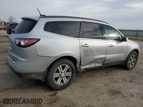 2016 Chevrolet Traverse LT with VIN 1GNKRGKD8GJ345294, listed as a Copart auction lot 44736565 with 178,906 mi miles and Salvage Title. Bid and sale history available at carsss.com. Image 3.
